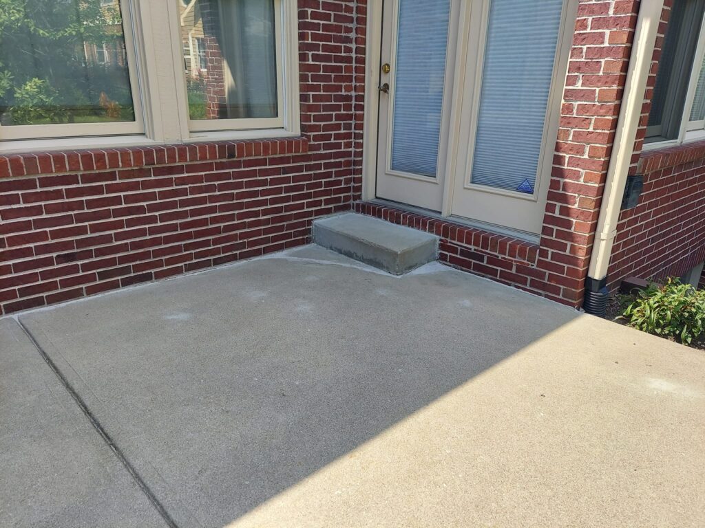Concrete Patio Leveling - After