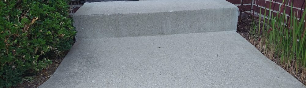 Concrete Porch Leveling - After