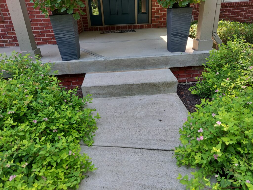 Lifting Concrete Step - After