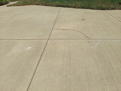 Concrete Crack Filling Indianapolis - After Concrete Crack Filling Indianapolis - After