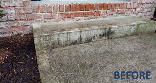 Concrete Step Lifting Indiana Before Concrete Step Lifting Indiana Before