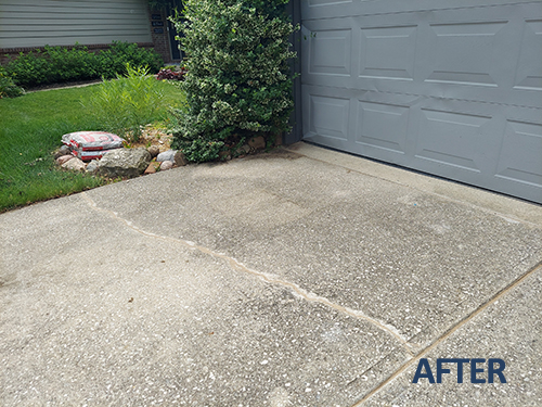 Driveway Crack Filling Indianapolis - After Driveway Crack Filling Indianapolis - After